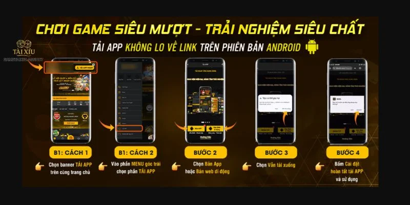 Tải App Tài Xỉu Android: Download Về Máy Chỉ Trong 2 Phút 3 Chỉ dẫn các bước tải app Tài Xỉu Android dành cho người chơi mới.